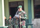 Kodim 0716/Demak Gelar Upacara Bendera 17-an Bulan Oktober Sekaligus Lepas Personel Purna Tugas