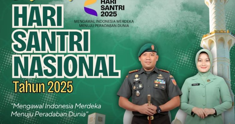 Hari Santri Nasional Tahun 2025, Dandim Demak Harapkan Santri Berikan Kontribusi Positif Untuk Bangsa dan Negara