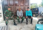 Pastikan Wilayah Aman, Pgs. Danramil 12/Mranggen Sambangi Wilayah Binaan