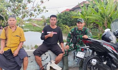 Dekat Dengan Rakyat, Babinsa Koramil 02/Bonang Bincang Santai Dengan Warga Binaan