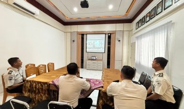 Rudem Ikuti Zoom Arahan Dirjenpas, Perkuat Integritas dan Kualitas Layanan